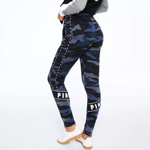 pink skinny track pants